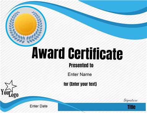 CERTIFICATES Editable Templates (Design 5) Free .